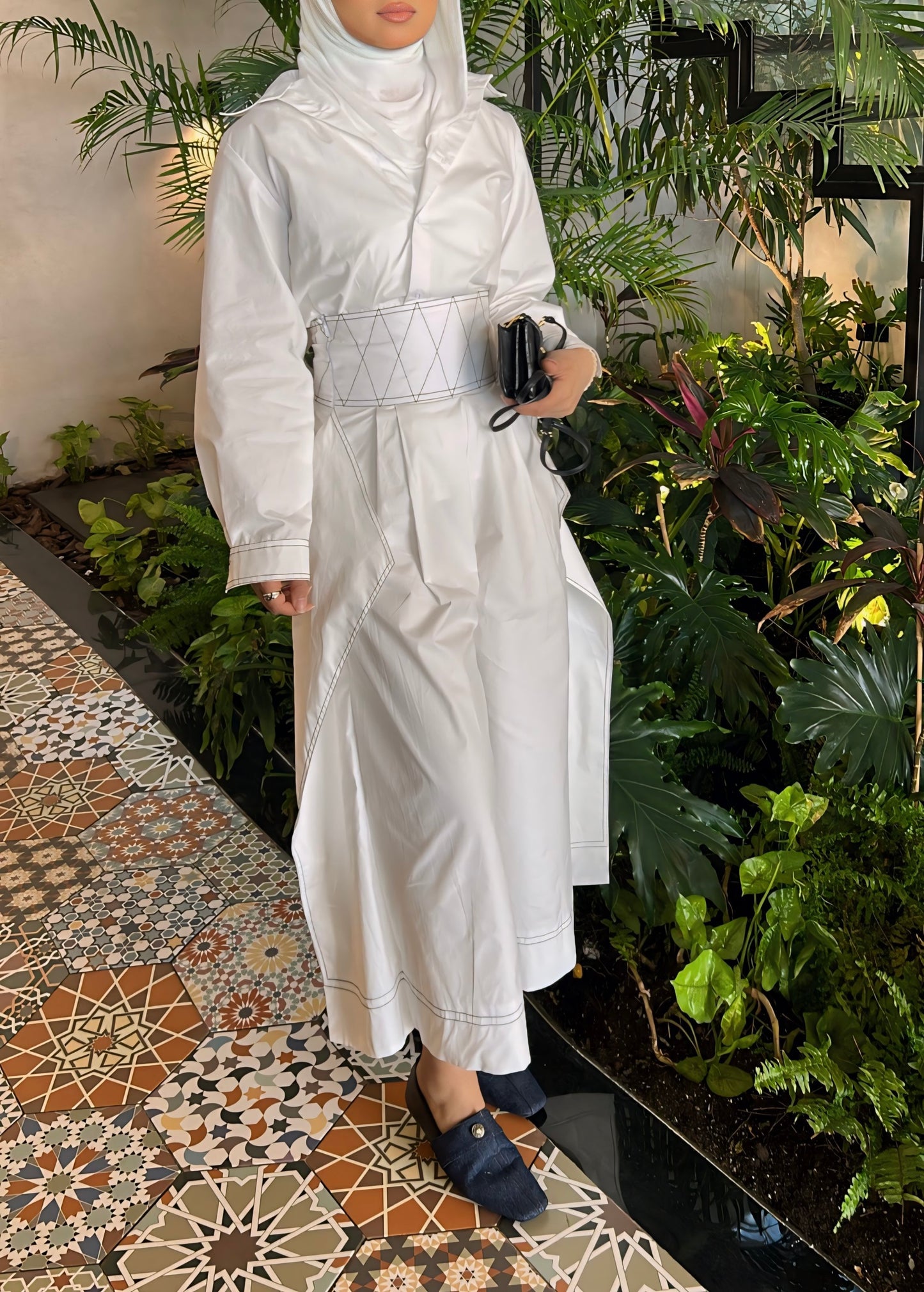 Off-white set ( shirt and pants)