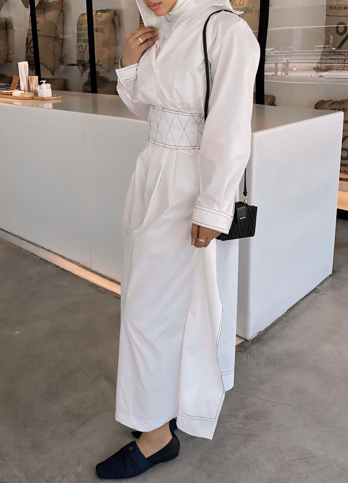 Off-white set ( shirt and pants)