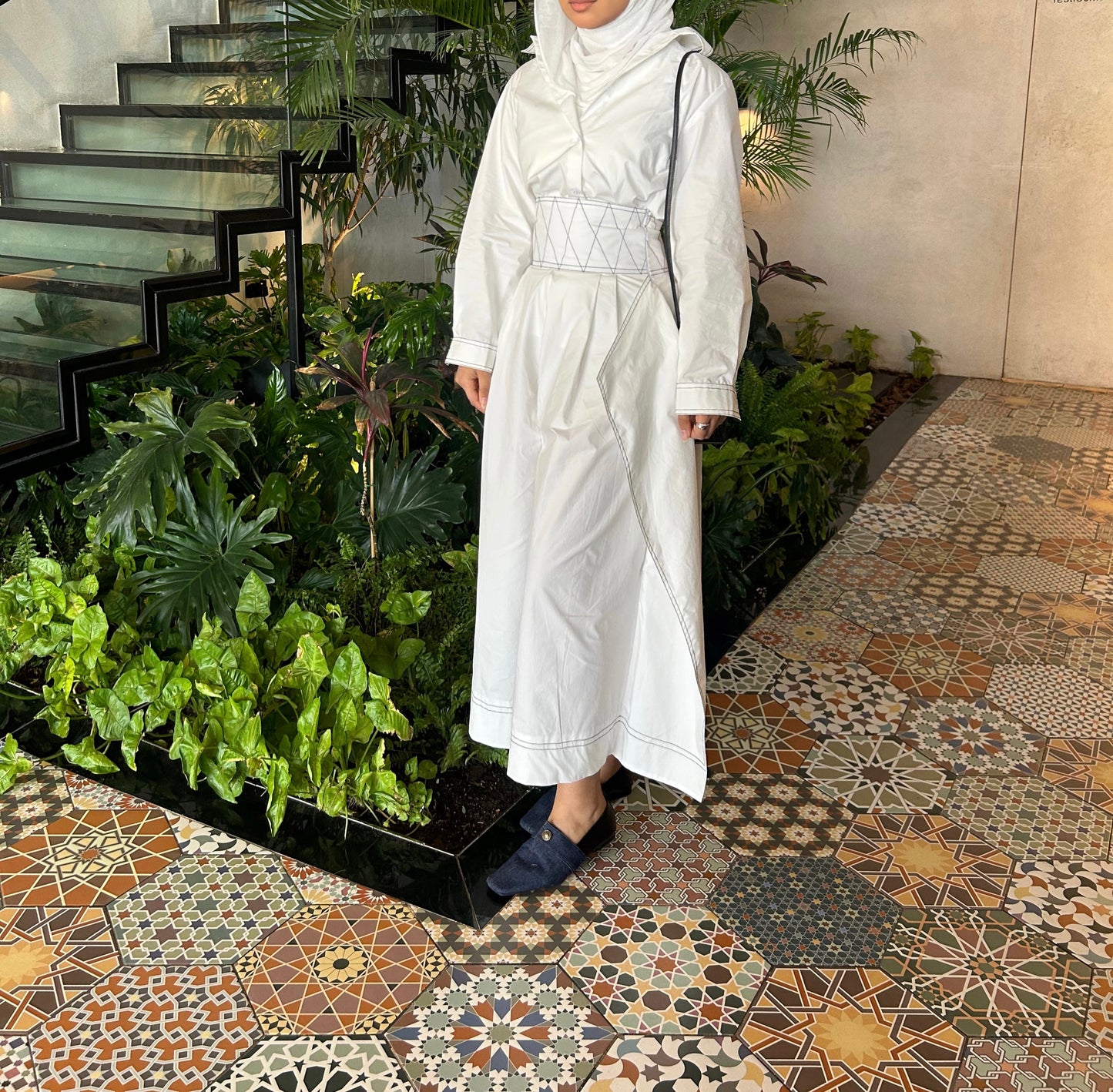 Off-white set ( shirt and pants)