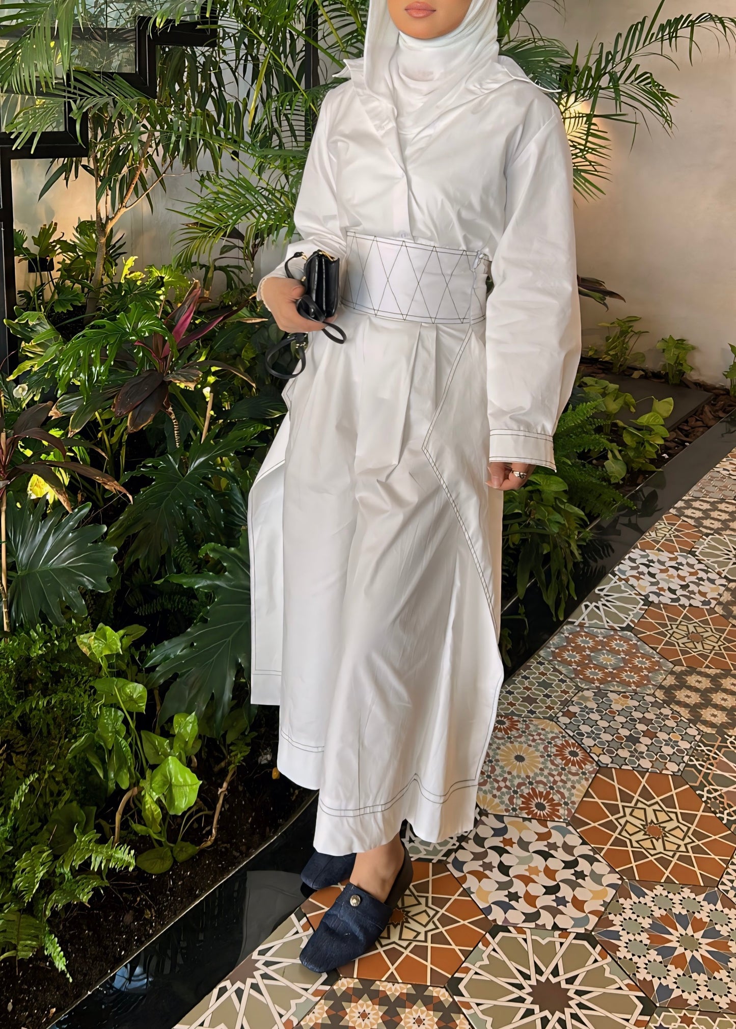 Off-white set ( shirt and pants)
