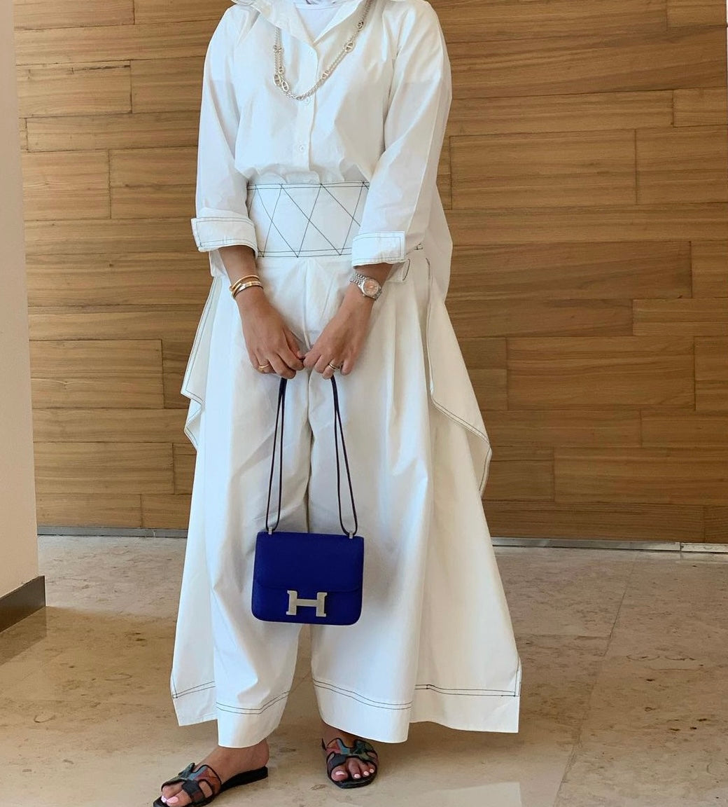 Off-white set ( shirt and pants)