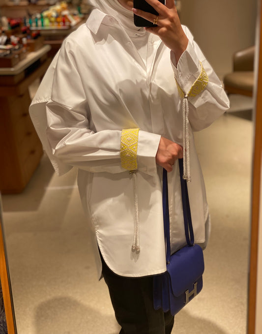 casual white shirt