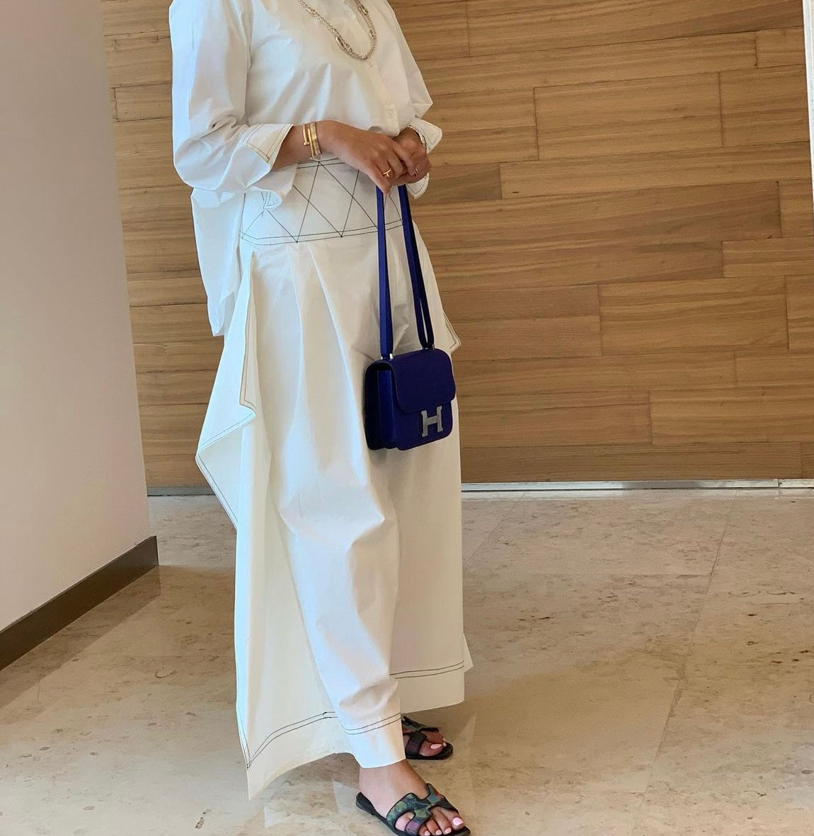 Off-white set ( shirt and pants)
